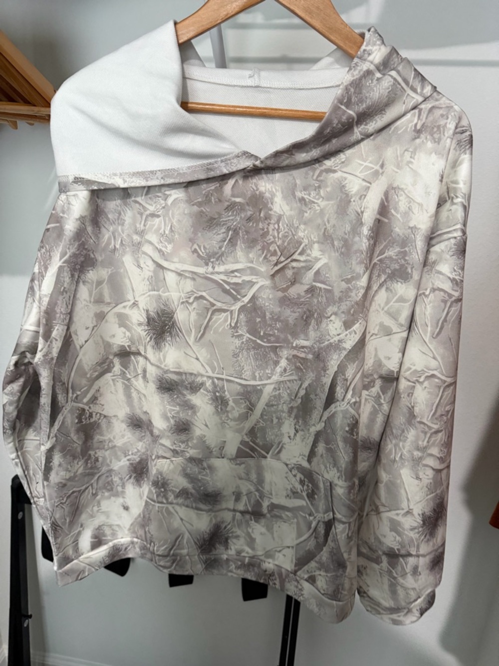 Neutral Camo Pullover Hoodie